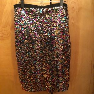 H&M Sequin Pencil Skirt - Size M - Worn Once